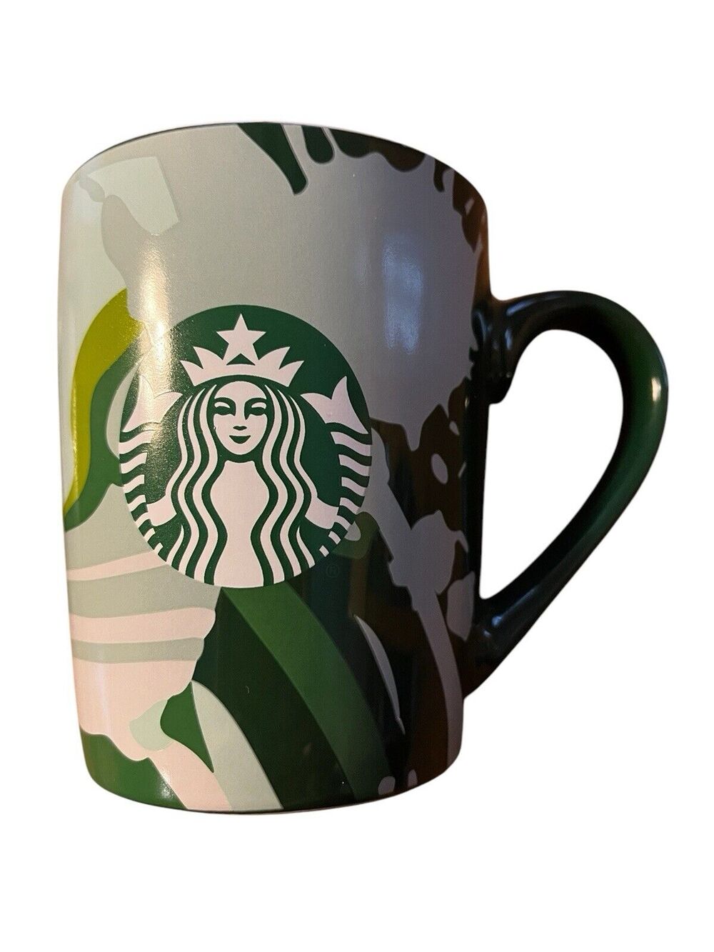 2021 Starbucks Coffee mug Green swirl NEW Hard To Find